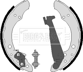 - Гальмівні колодки до барабанів - BORG & BECK BBS6213