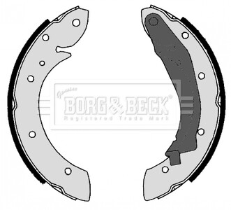 - Гальмівні колодки до барабанів - BORG & BECK BBS6262