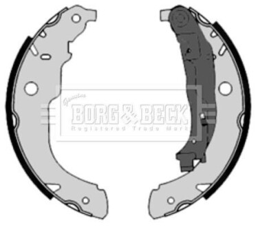 Гальмівні колодки до барабанів - BORG & BECK BBS6366