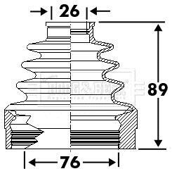 Пыльник - (7701209474) BORG & BECK BCB6112