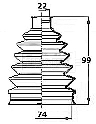 - Пильовик привідного вала к-т - (3293G4, 7701209239) BORG & BECK BCB6142