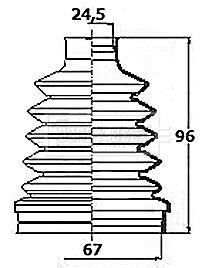 Пыльник - (46308006, 7701209884) BORG & BECK BCB6160