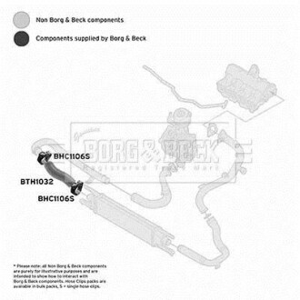 Шлангопровод - (51832224) BORG & BECK BTH1032