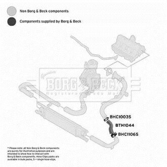 Шлангопровод - BORG & BECK BTH1044