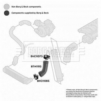 Шлангопровод - BORG & BECK BTH1193