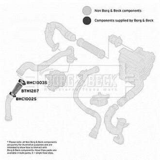 Шлангопровод - BORG & BECK BTH1287