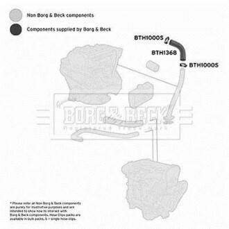 Шлангопровод - BORG & BECK BTH1368