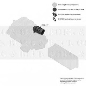 Фото 2 - Патрубок турбіни BORG & BECK BTH1477