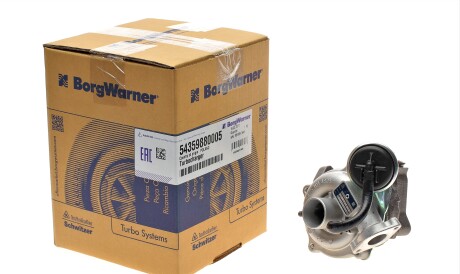 Турбокомпресор - (0375S1, 1607371380, 1610428080) BorgWarner 5435 988 0005