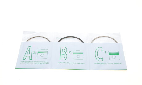 Фото 3 - Кільця поршневі Borsehung B19039