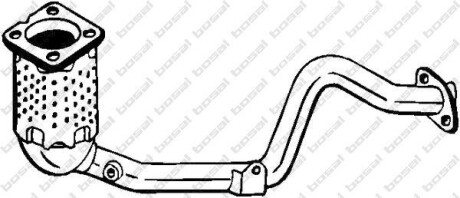 Каталізатор EURO 4 CITROEN C4, C4 I PEUGEOT 307 1.6/1.6ALK 08.00-04.12 - BOSAL 090-521