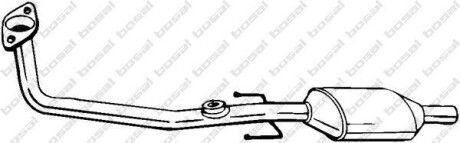 Каталізатор EURO 2/EURO 3 TOYOTA STARLET 1.3 01.96-07.99 - BOSAL 099-819
