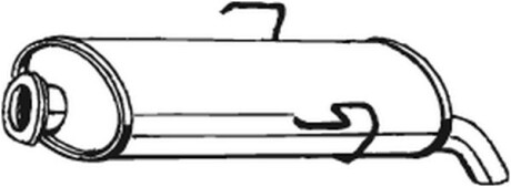 Фото 2 - Глушитель BOSAL 135-419 (135419)