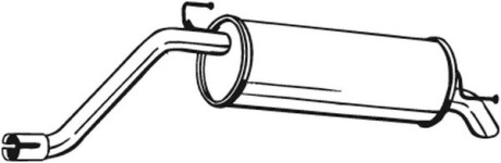 Фото 2 - Глушитель BOSAL 148-139 (148139)