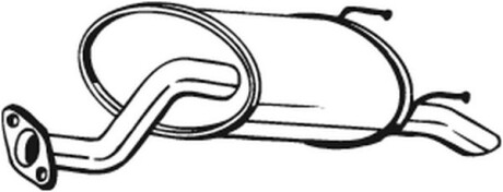 Фото 2 - Глушник BOSAL 163-395 (163395)