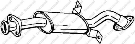 Глушник передній MITSUBISHI PAJERO II 2.5D 12.90-04.00 - BOSAL 177-255