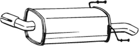 Фото 2 - Глушитель BOSAL 185-099 (185099)