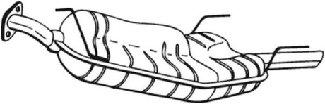 Фото 2 - Глушитель BOSAL 185-411 (185411)