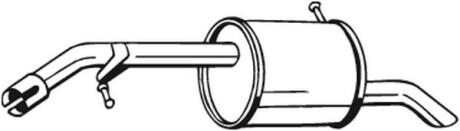 Фото 2 - Глушник BOSAL 190-039 (190039)