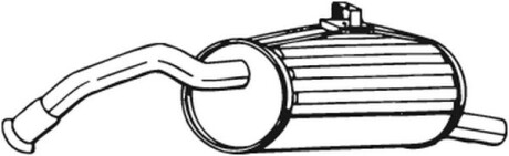 Фото 2 - Глушник BOSAL 228-205 (228205)