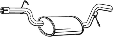 Фото 2 - Глушитель средний BOSAL 233-157