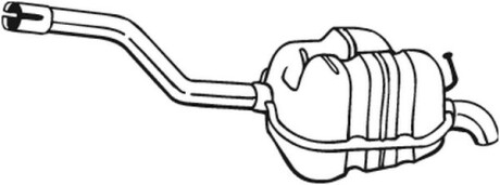 Фото 2 - Глушник BOSAL 233-161 (233161)