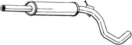 Фото 2 - Глушитель средний BOSAL 233-603