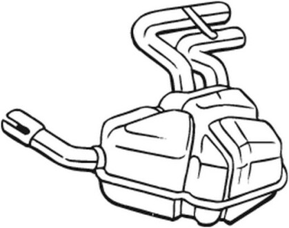 Фото 2 - Глушитель BOSAL 247-041 (247041)