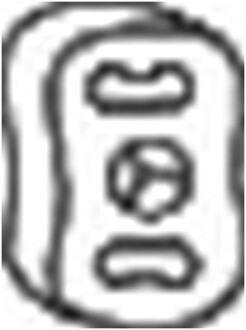 Фото 2 - Крепления выхлопной системы BOSAL 255-024 (255024)