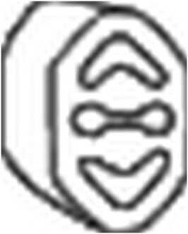 Фото 2 - Крепления выхлопной системы BOSAL 255-030 (255030)