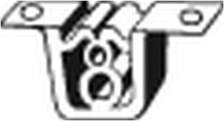 Фото 2 - Кріплення вихлопної системи BOSAL 255-070 (255070)