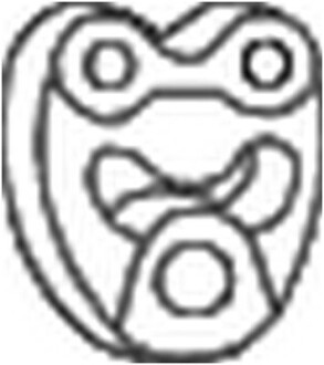 Фото 3 - Кріплення вихлопної системи BOSAL 255-304 (255304)