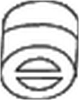 Фото 2 - Кріплення вихлопної системи BOSAL 255-681 (255681)