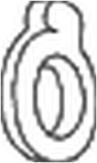 Фото 2 - Крепления выхлопной системы BOSAL 255-807 (255807)