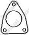 Прокладка випускної системи VOLVO S40 I, V40 HYUNDAI GALLOPER II MITSUBISHI ASX, CARISMA, GALANT VII, GALANT VIII, GRANDIS, L200 / TRITON, OUTLANDER I, PAJERO CLASSIC 1.3-3.2D 12.90- - ((30873326)) BOSAL 256-121 (фото 1)