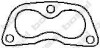 Прокладка випускної системи MAZDA 121 I, 121 II, 323 C IV, 323 C V, 323 F IV, 323 F VI, 323 II, 323 III, 323 S IV, 323 S V, 626 II, 626 III, B-SERIE, E, MX-5 II 1.1-2.0 11.80-10.05 - ((B33240306, E30340395A)) BOSAL 256-271 (фото 1)