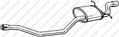 Глушник вихлопної системи задній MINI (R56), (R57) 1.6 09.06-11.13 - BOSAL 280-197