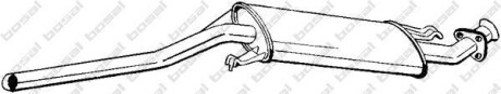 Глушник вихлопної системи середній AUDI 100 C4, A6 C4 2.4-2.8 12.90-12.97 - BOSAL 281-101