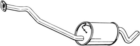 Фото 2 - Глушник середній BOSAL 281-845