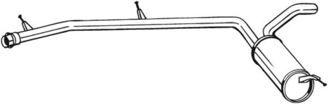 Фото 2 - Глушитель BOSAL 282-859 (282859)