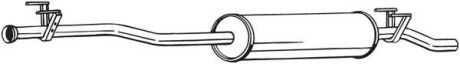 Глушник вихлопної системи задній MERCEDES SPRINTER 3,5-T (B906), SPRINTER 3-T (B906), SPRINTER 4,6-T (B906), SPRINTER 5-T (B906) 2.2D/3.0D 06.06-12.18 - ((9064904301)) BOSAL 287-485