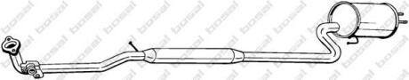 Глушник передній DAIHATSU SIRION, YRV 1.3 08.00- - BOSAL 292-023