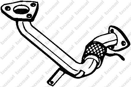 Вихлопна труба передн (гнучкий) LAND ROVER FREELANDER I 2.0D 02.98-10.06 - BOSAL 737-395