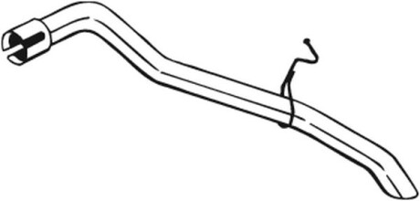 Фото 2 - Труба глушника BOSAL 750-197 (750197)