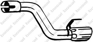 Вихлопна труба задн OPEL ASTRA J, ASTRA J GTC 2.0D 09.09-10.15 - BOSAL 750-263