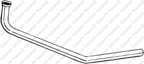 Вихлопна труба передн IVECO DAILY II 2.5D 01.89-08.98 - BOSAL 823-017