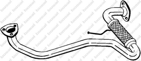 Вихлопна труба передн (гнучкий) FORD TRANSIT, TRANSIT TOURNEO 2.4D/2.5D 06.94-12.00 - BOSAL 851-131