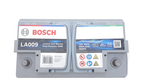 Фото 2 - Автомобільний акумулятор BOSCH 0092LA0090