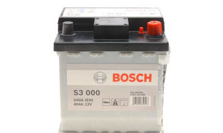 Акумулятор 12В/40Аг/340А/9,78кг - BOSCH 0 092 S30 000