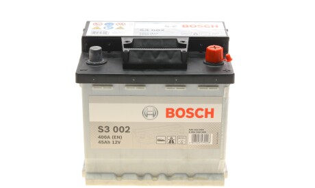 Акумуляторна батарея 45Ah/400A (207x175x190/+R) S3 - BOSCH 0 092 S30 020